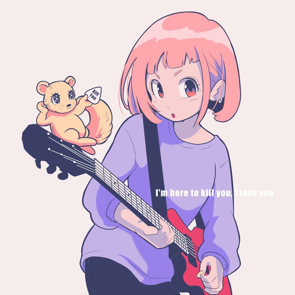 歌ってみたのイラストお描きいたします youtubeやヘッダー壁紙にインパクトあるビジュアルを！ イメージ5