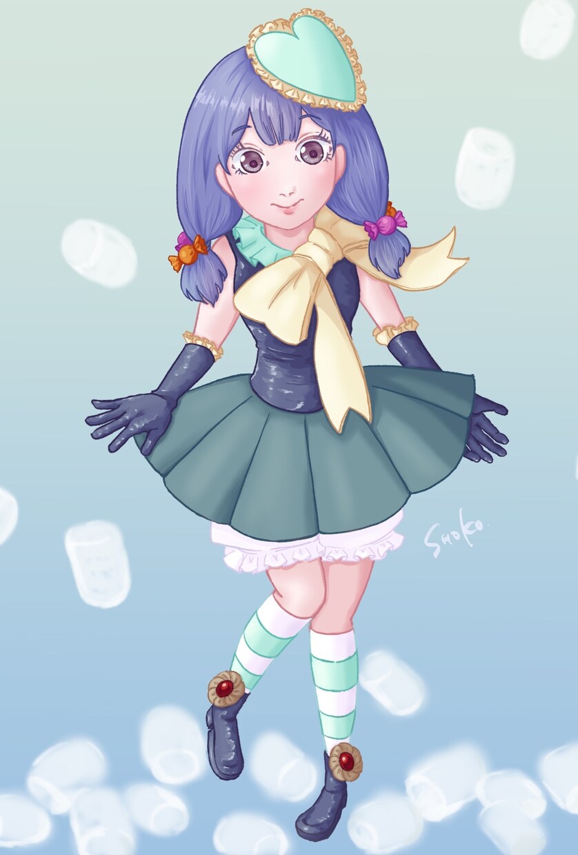 幻想的でかわいい女の子のイラストを描きます カラーリングや衣装などのデザインも提案させていただきます。 イメージ2
