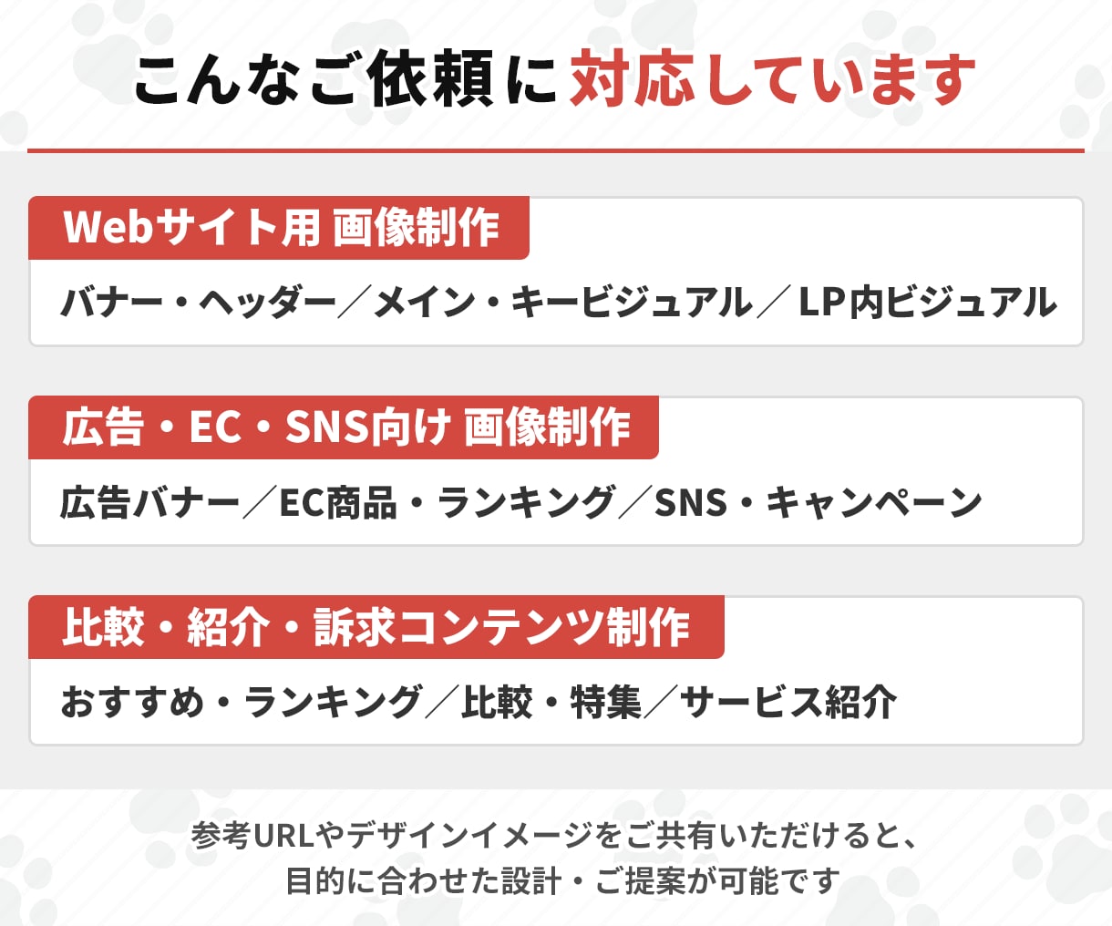 経験15年以上★WEB用の画像を制作します 企業での実務経験が豊富なデザインのプロが対応します イメージ9