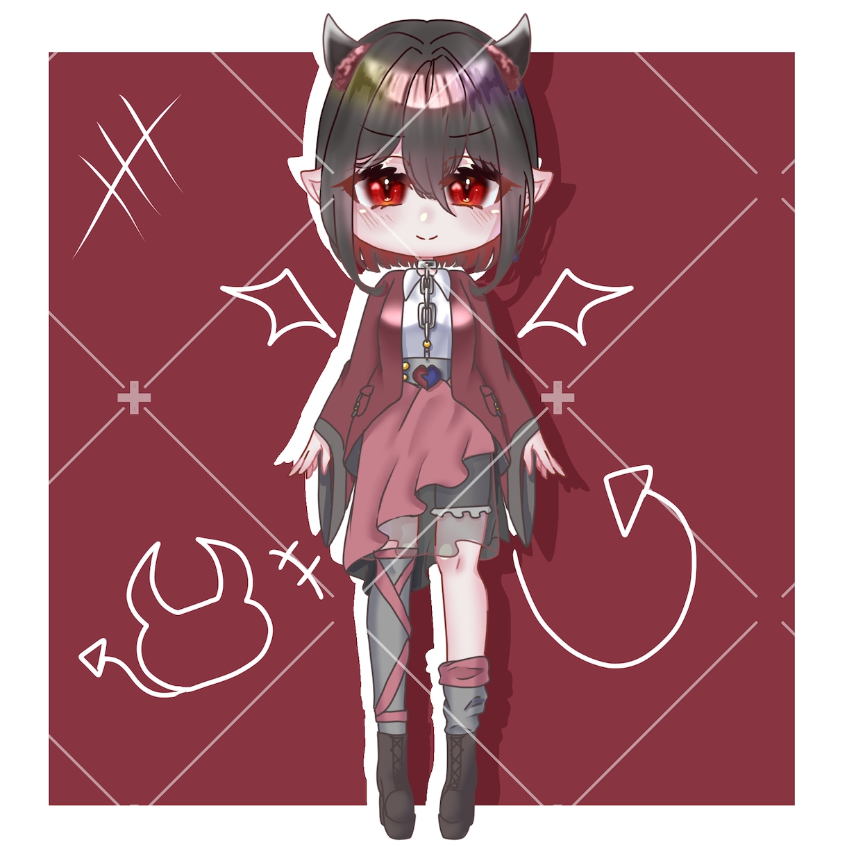 かっこかわいいミニキャラ達を提供します アイコンなどにお使いください！ イメージ10