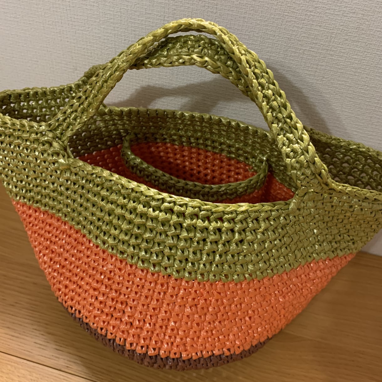 スズランテープバッグを受注制作します 2色もしくは3色の組み合わせで、自分だけのバッグができますよ イメージ9