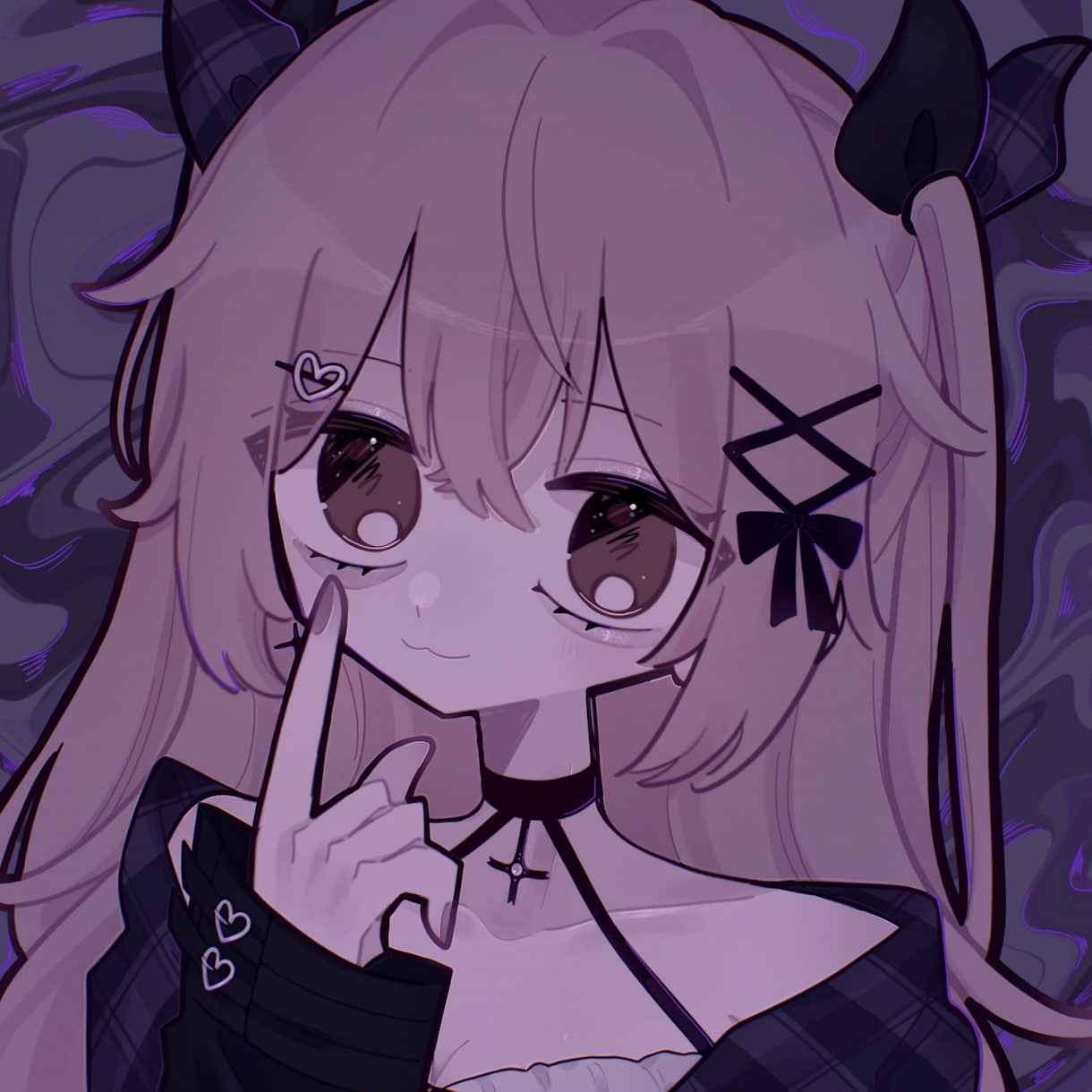 可愛いイラスト制作いたします 個性的で目を惹く！可愛くて少し仄暗いイラストを描きます！ イメージ5