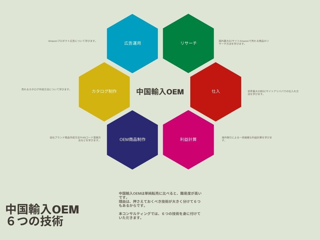 中国輸入OEM物販のコンサルティングをします 副業で物販月商500万円を達成した中小企業診断士のコンサル イメージ1