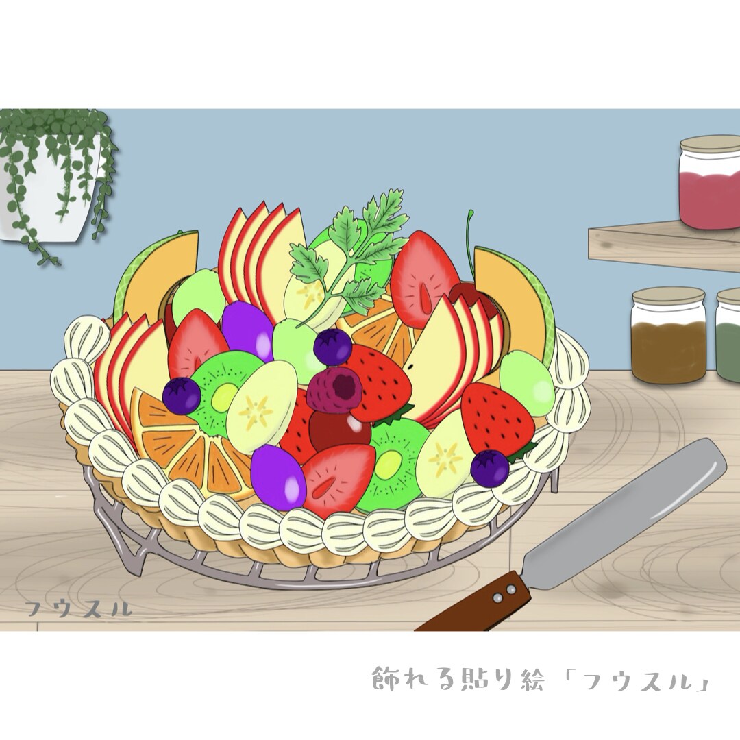 こども向けにオリジナルの貼り絵を描いてます こども達が1人でも笑顔になれますように！ イメージ1
