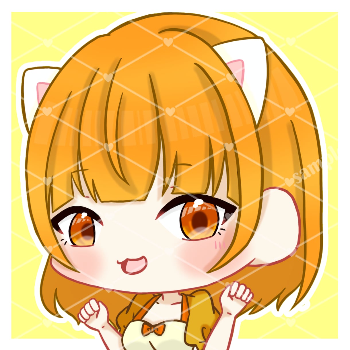 もちっとかわいいアイコン描きます 商用利用できるもちもちなSDイラスト イメージ5