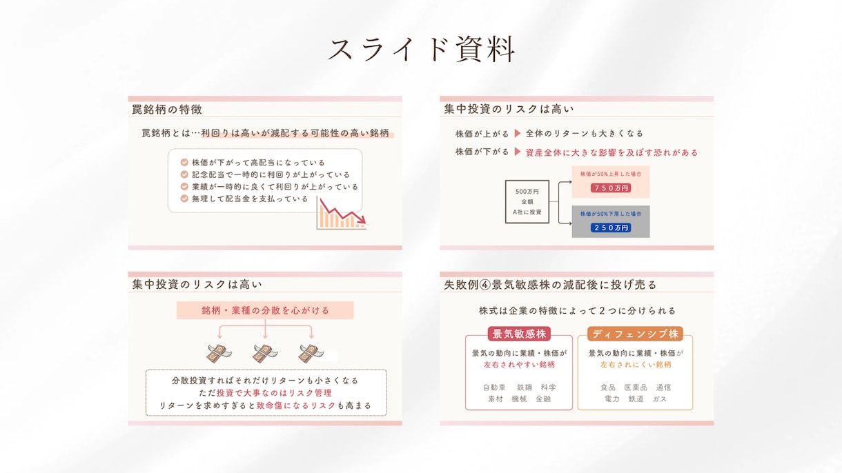 Canvaで作る！見やすく伝わる資料を作ります プレゼン・講座用スライドなどおまかせください♪ イメージ6
