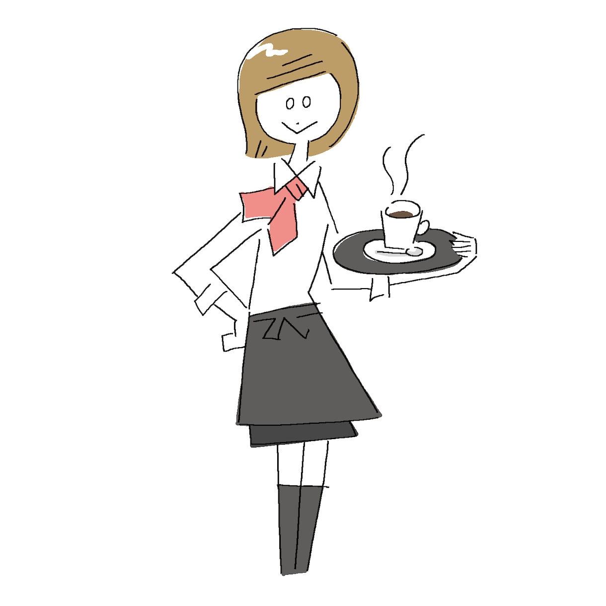 シンプルでラフなイラストを制作します 主張しすぎない、でもあると雰囲気がグッとアップするイラスト イメージ4