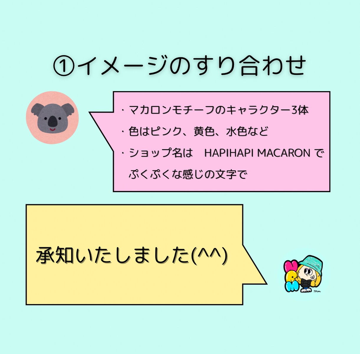 ポップなテイストでロゴ描きます 店舗やブランドなどのロゴイラストをポップに描きます イメージ5