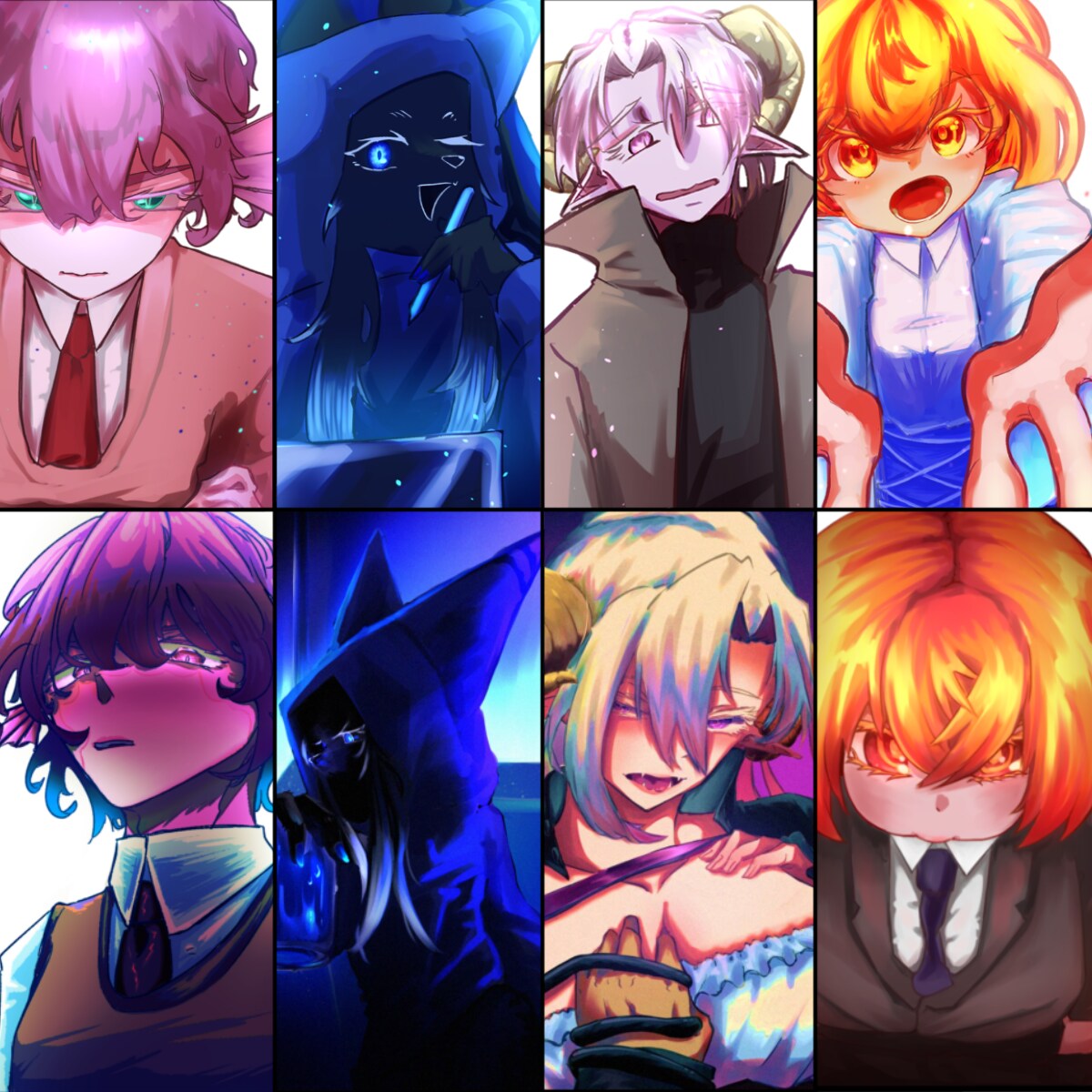 一ヶ月分❨月2回 ❩/ イラストを代わりに描きます 一次創作•オリキャラのイラストを手が足りない方向けに描きます イメージ4