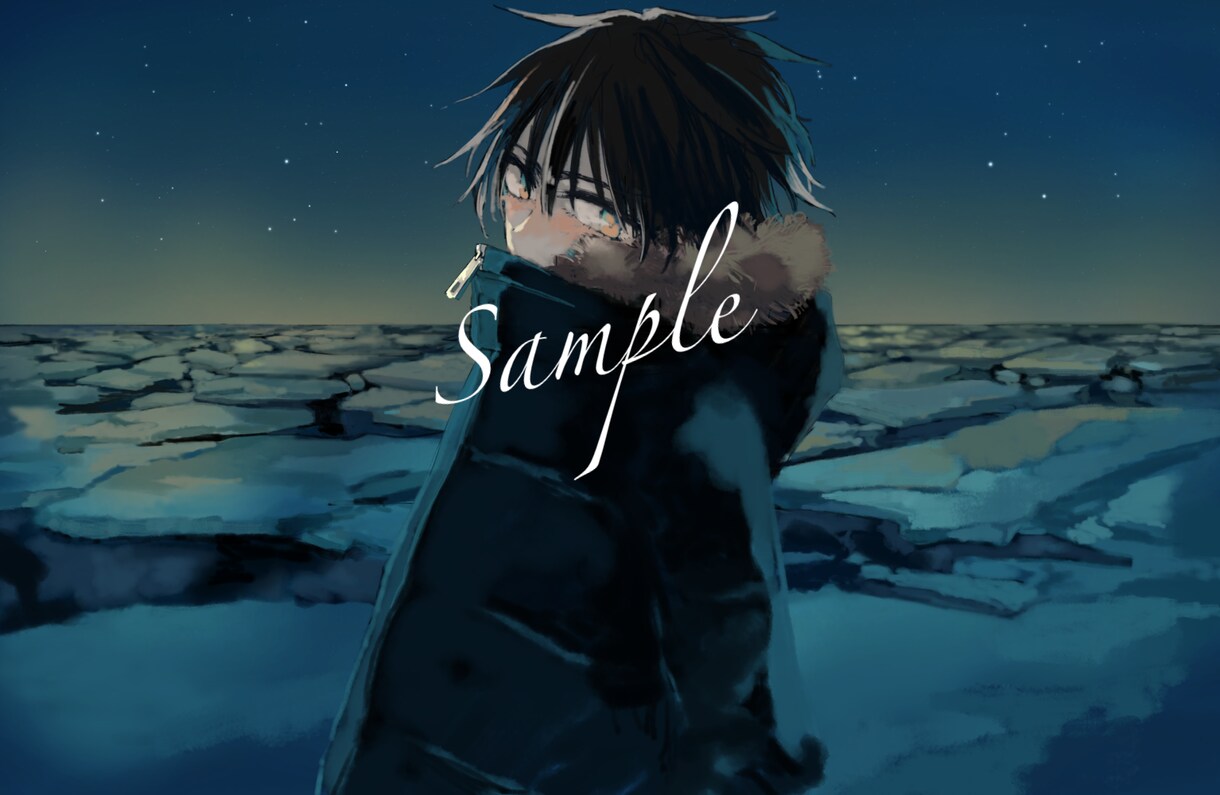 BL・一般文芸小説のイラスト・一枚絵描きます あなたの小説のために、絵画のような一枚絵を描きます イメージ3