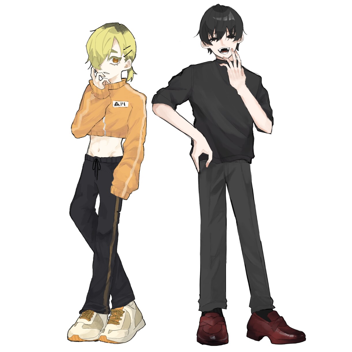 イラスト制作致します 男性キャラ、単色背景が得意です。 イメージ2