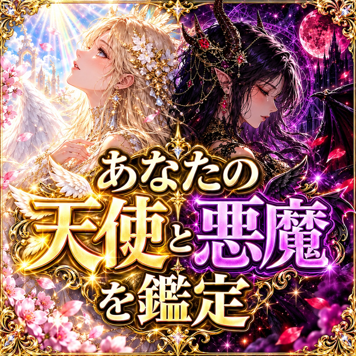 心に潜むあなたの天使と悪魔を鑑定します どちらのあなたも、あなた自身｜内なる二面性を読み解きます イメージ1