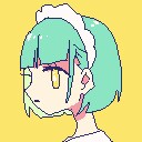 最速当日納品可！女の子の横顔アイコン描きます ドット絵調･カラフル･かわいい イメージ9