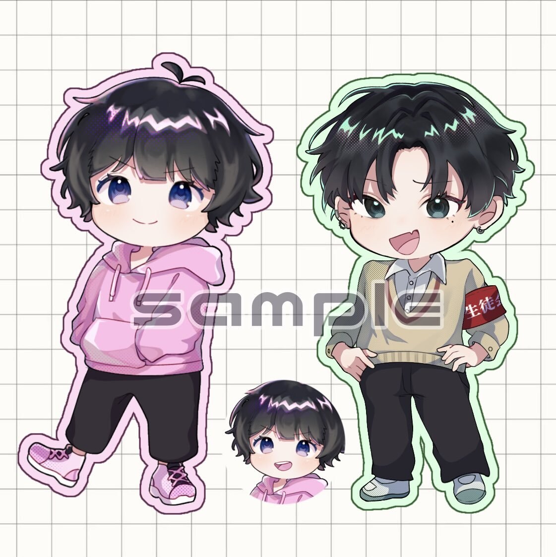 ポップで可愛いミニキャラ描きます ポップなSDイラストです。グッズ化などにも！ イメージ4