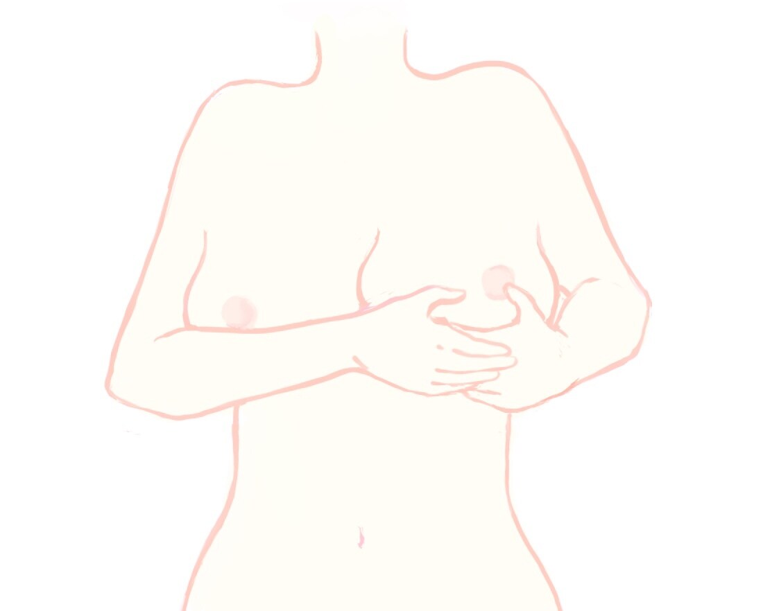 胸の形や育乳、授乳マッサージイラスト描きます 写真を使えないおっぱいや授乳マッサージを分かりやすく描きます イメージ3