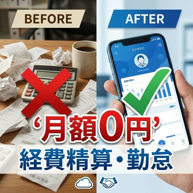 維持費0円!Lark経費精算・勤怠アプリを作ります インボイス対応のAI経費精算＆勤怠管理を即導入。維持費ゼロ イメージ1