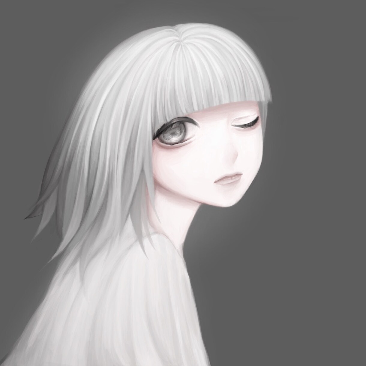 透明感があるイラストをえがいています 髪の毛の塗りにこだわっています イメージ5
