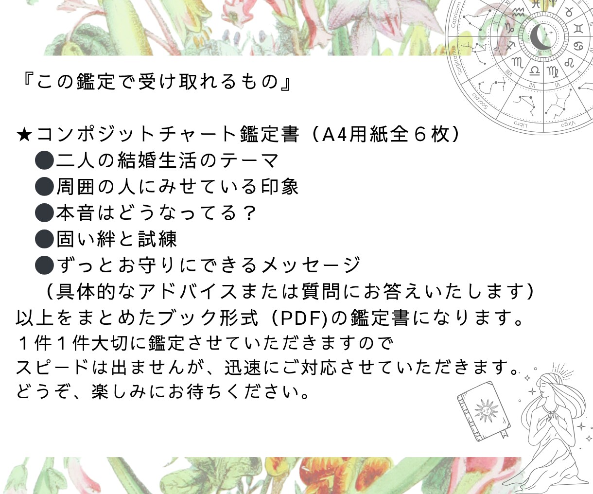 二人の結婚生活をコンポジットチャートで占います 「なぜこうなる？」夫婦の愛、謎と絆を紐解く全６枚の羅針盤 イメージ4