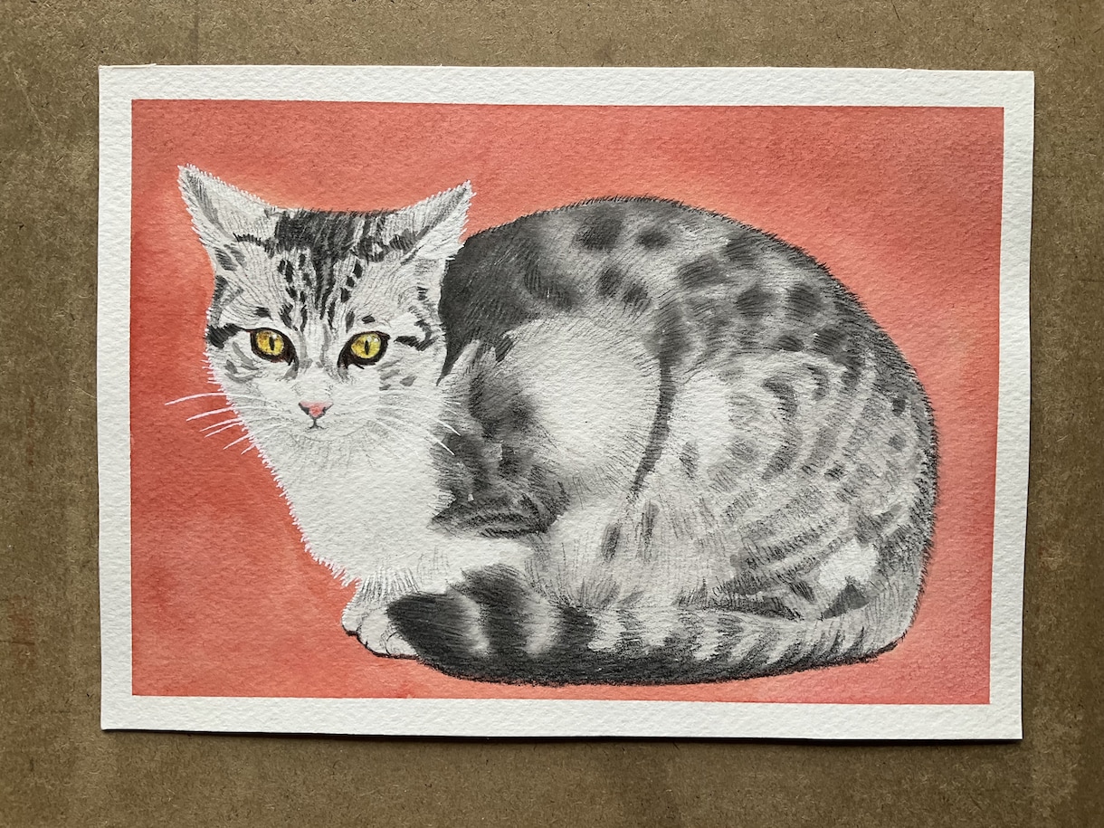 水彩であなたのペットの似顔絵を描きます Ａ5サイズの厚めの水彩紙にペットの似顔絵をリアルに描きます。 イメージ7