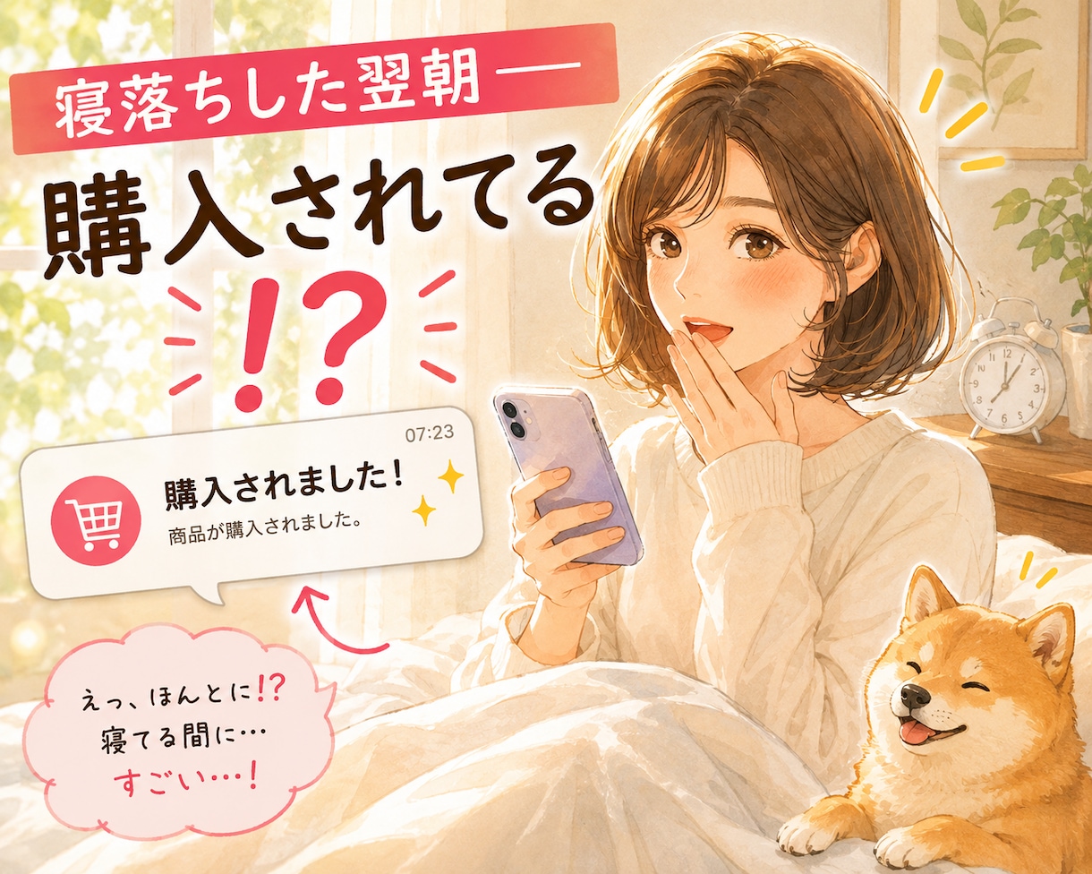 朝起きたら「売れてた！」をつくる在宅副業教えます AI活用で簡単｜初心者・主婦にもおすすめ｜スマホOK イメージ8