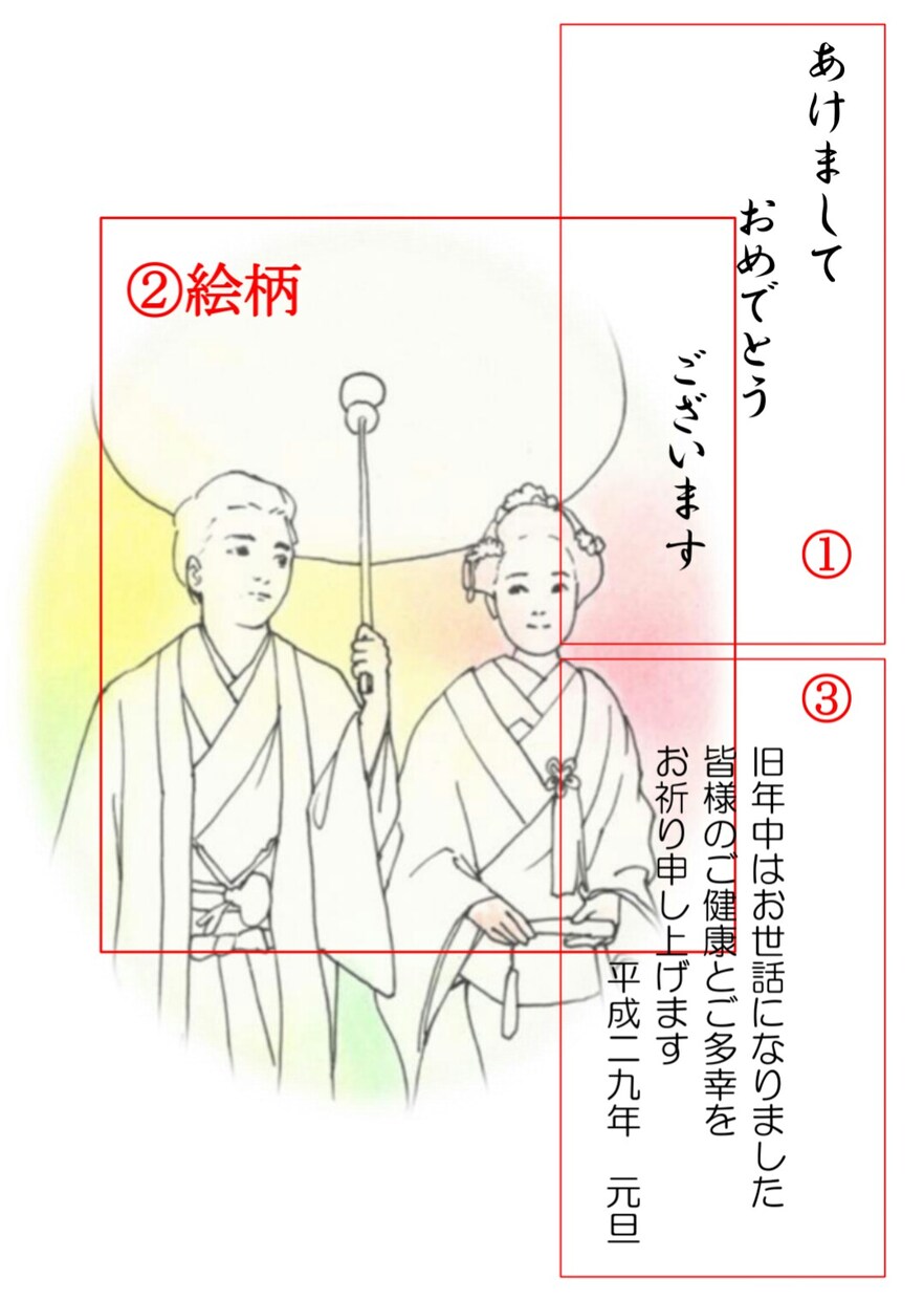 【ぬり絵】写真を元にイラスト描きます！お子様にもどうぞ【年賀状】 イメージ3