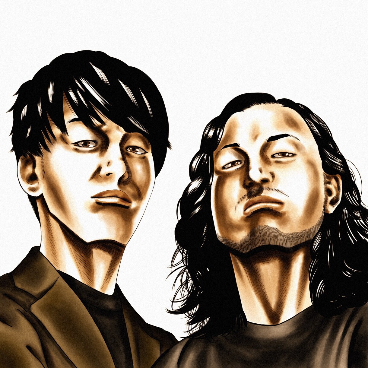 オシャレでカッコイイ似顔絵イラスト描きます アイコン用・プレゼント用に是非！色んなタッチで描きます！ イメージ9