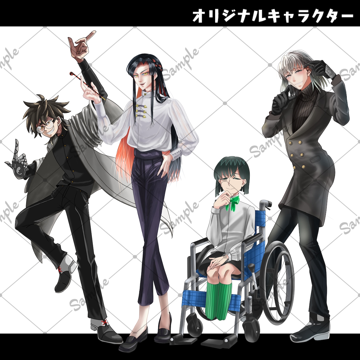 TRPG用の全身立ち絵イラスト描きます 1度だけの体験をイラストから応援します イメージ5