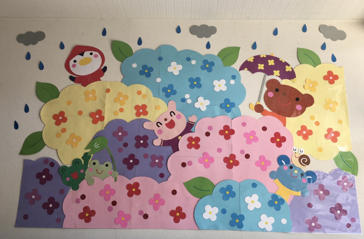 保育士さん向け！画用紙で壁紙作成ます プリプリなどを使って壁紙を作っている方、代わりに作ります。 イメージ1