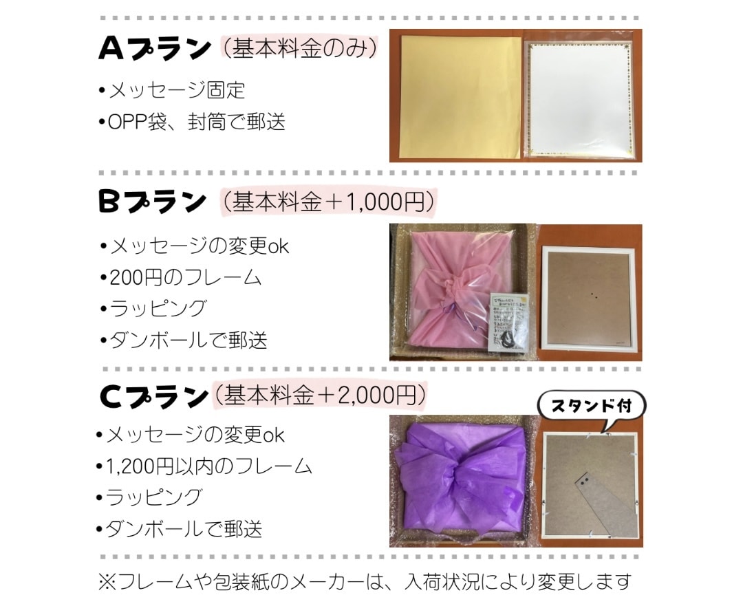 キラめく命名書◎お名前を筆文字（筆ペン）で書きます 送料込♪お七夜・出産祝い・誕生日の記念ギフト・プレゼント イメージ4