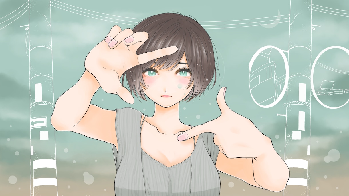 動画/個人鑑賞用/SNSヘッダー用イラスト描きます 用途やイメージに合わせてイラストを作成します! イメージ1