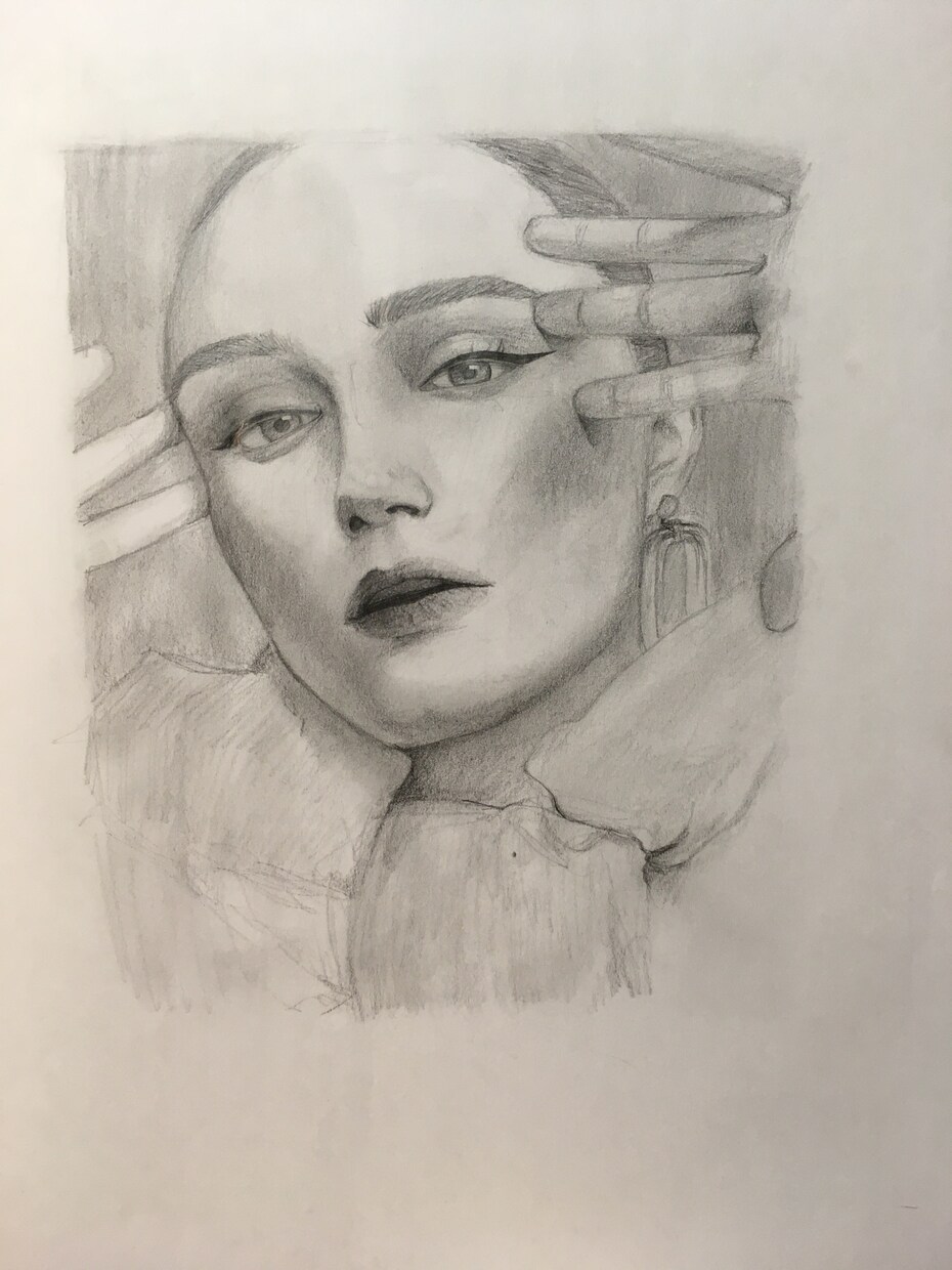 低価格であなたの似顔絵描きます 自分自身の実力向上のため、あなたの似顔絵を描かせてください！ イメージ3