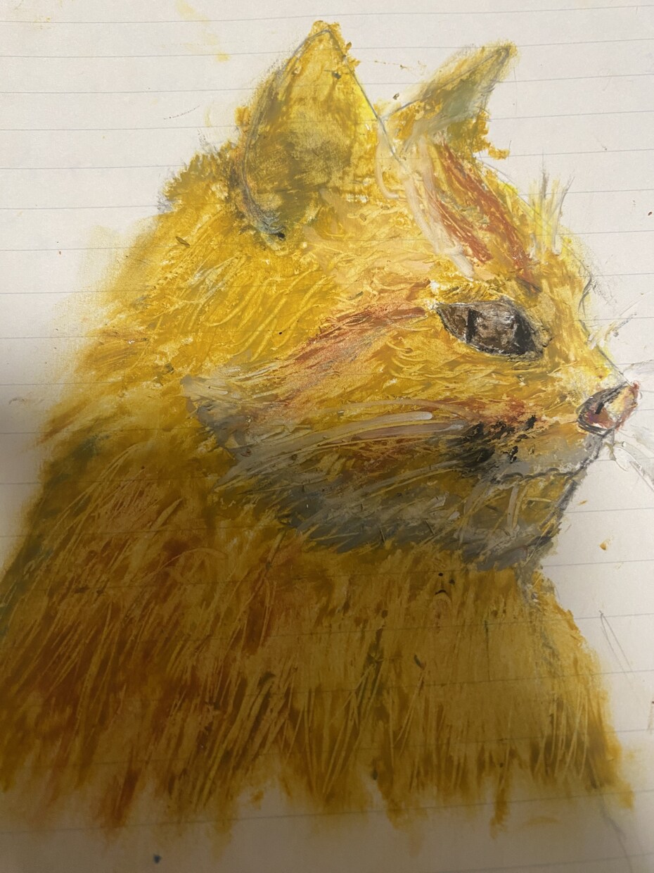 リクエスト頂いた写真をクレヨンで描きます クレヨン絵って飾ると綺麗です！ご希望に添えるよう頑張ります。 イメージ1