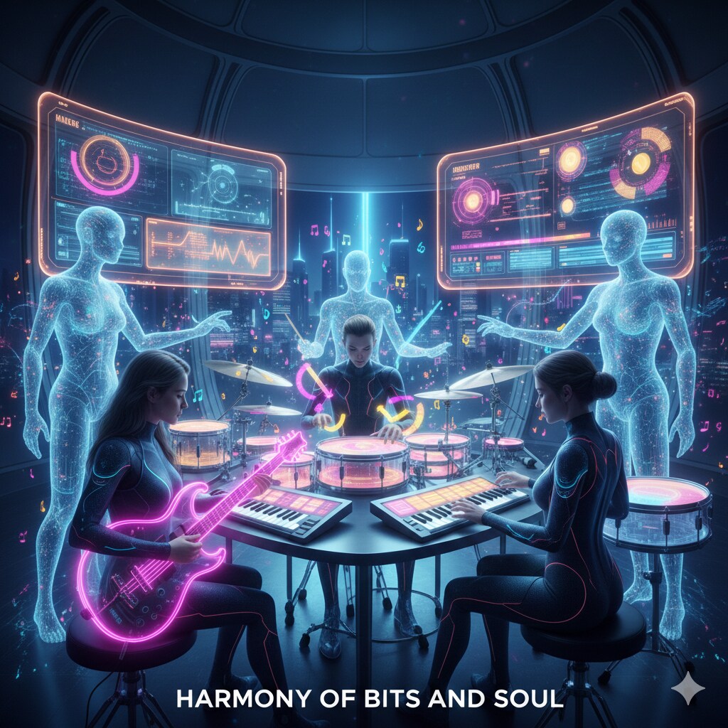 あなたの想いを曲にします 人間とAIを駆使して気持ちや想いを曲にします イメージ1