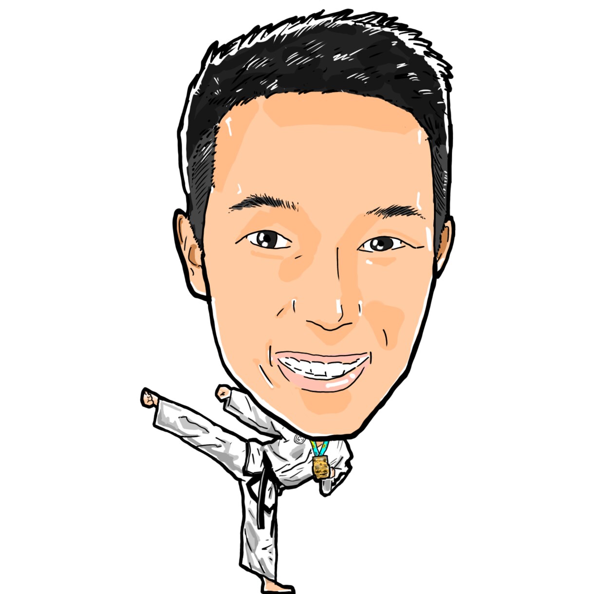 らしさ全開♪似顔絵デジタルイラスト提供します らしさ全開のSNSアイコン！大切な人への贈り物に！ イメージ4