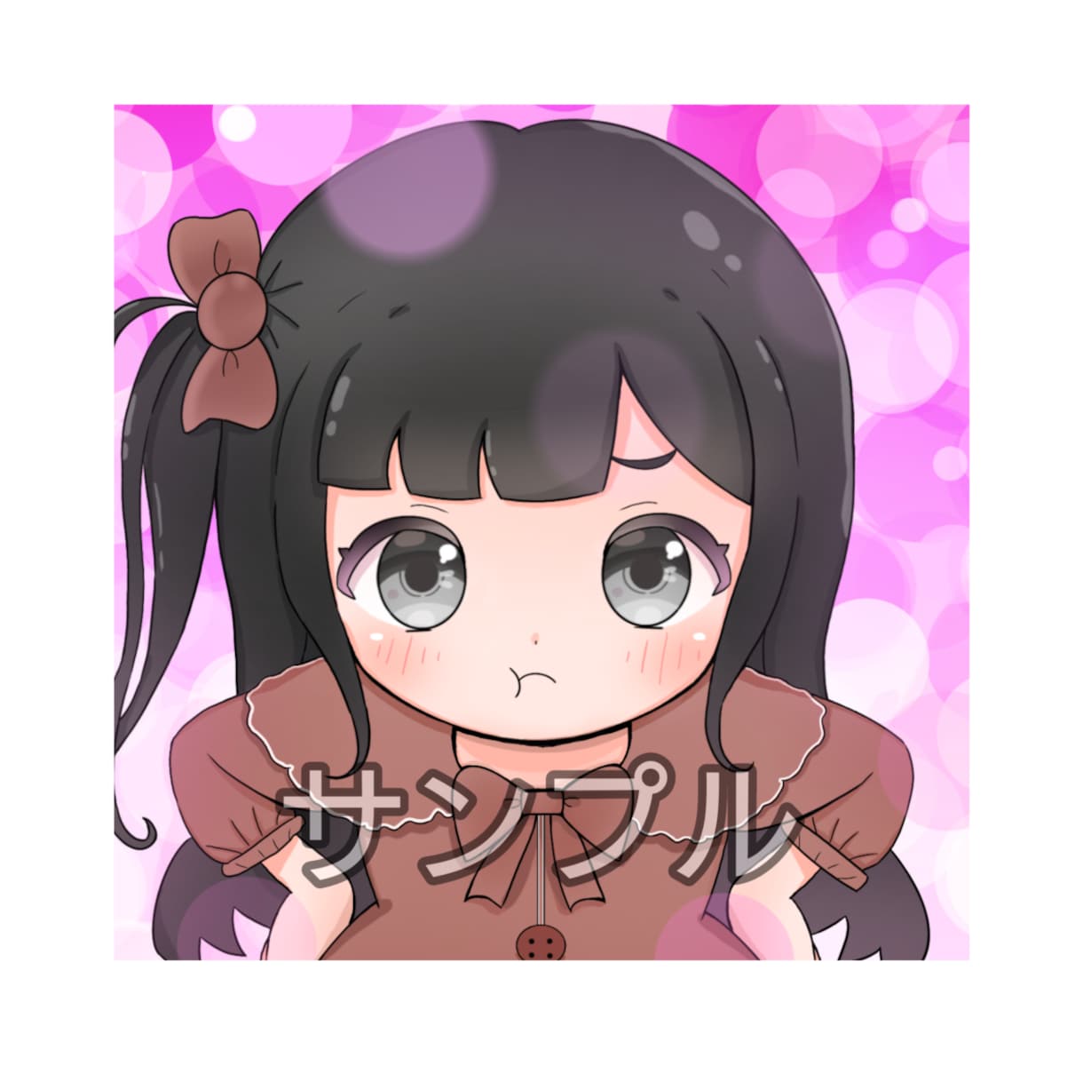 SNSなどで使える可愛いロリなアイコン描きます 〜低額で可愛い女の子アイコン〜 イメージ2