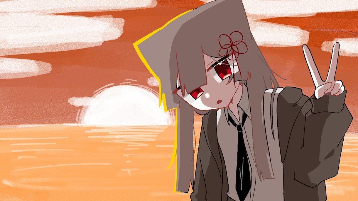 背景付き1枚絵を作成致します 背景付きの1枚絵を描かせて頂きます！ イメージ1