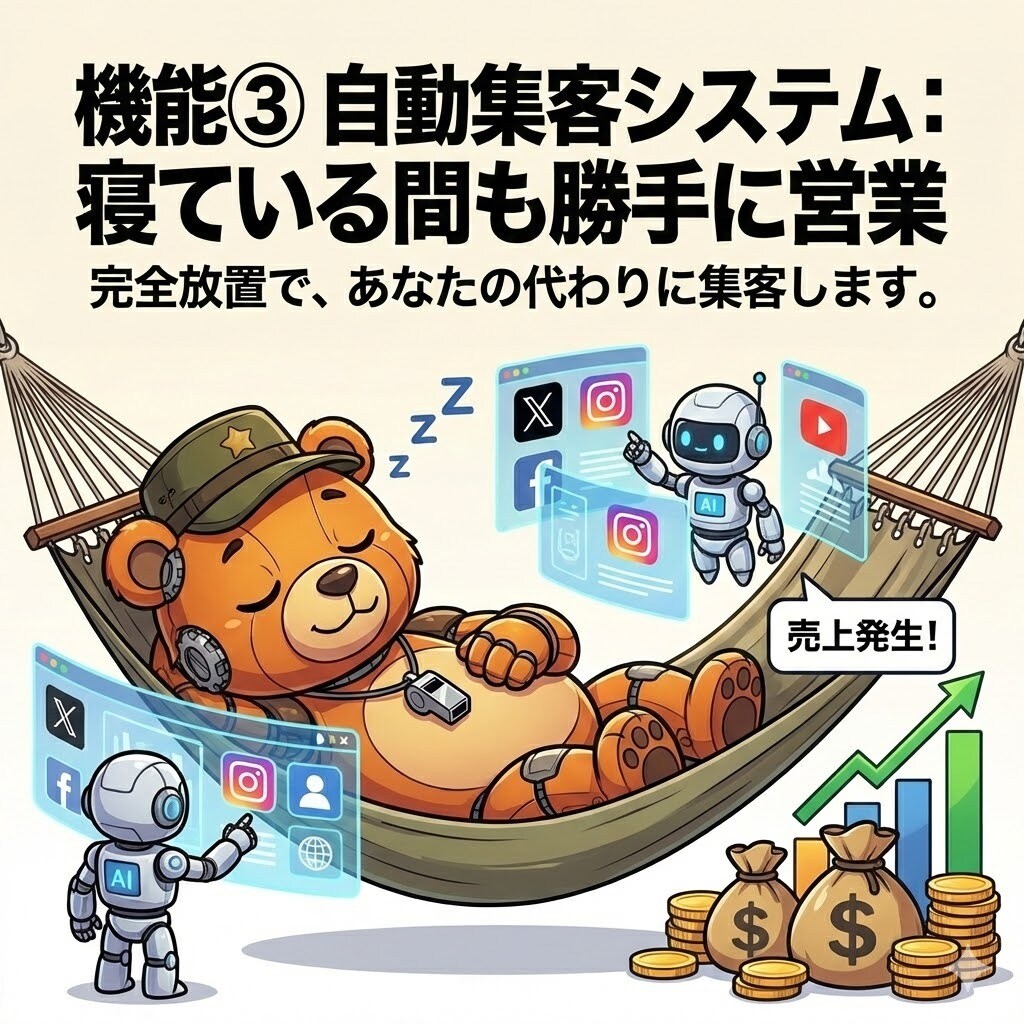 知識0でもコピペで完結。AI副業ツール配布します 知識0・PC音痴でもAIに丸投げで月5万稼ぐ「自動化の裏技」 イメージ6