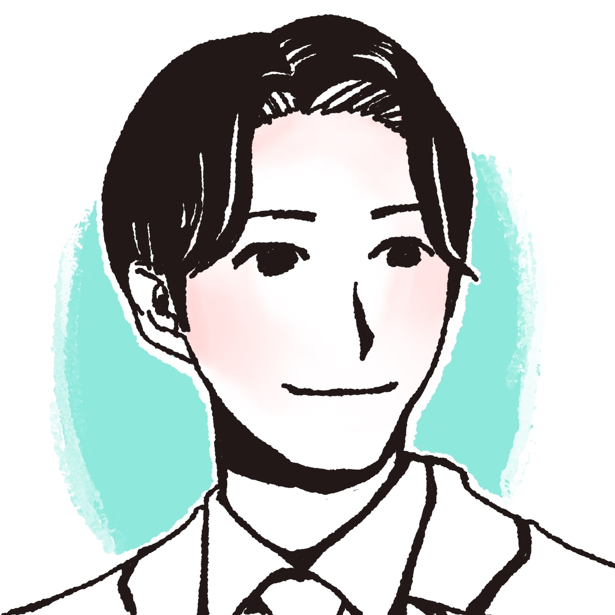 大人かわいい手描き風SNSアイコンを制作します お仕事やSNSで使用可能なシンプルで親しみやすいオリジナル イメージ2