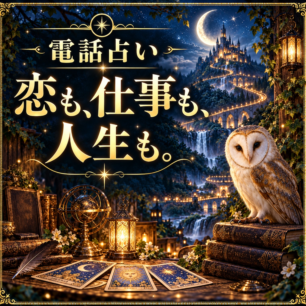 恋・仕事・人生の本音と未来を総合鑑定します 迷いを整理し今のあなたに必要な一歩を読み解きます イメージ1