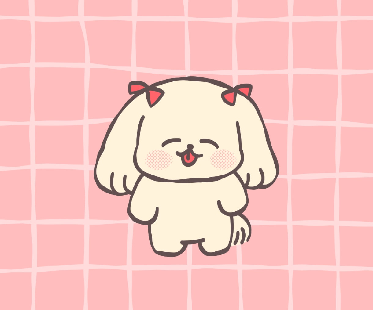 愛犬のゆるかわデフォルメイラストをお描きします グッズやアイコンに！うちの子のキャラクター風イラストを イメージ2