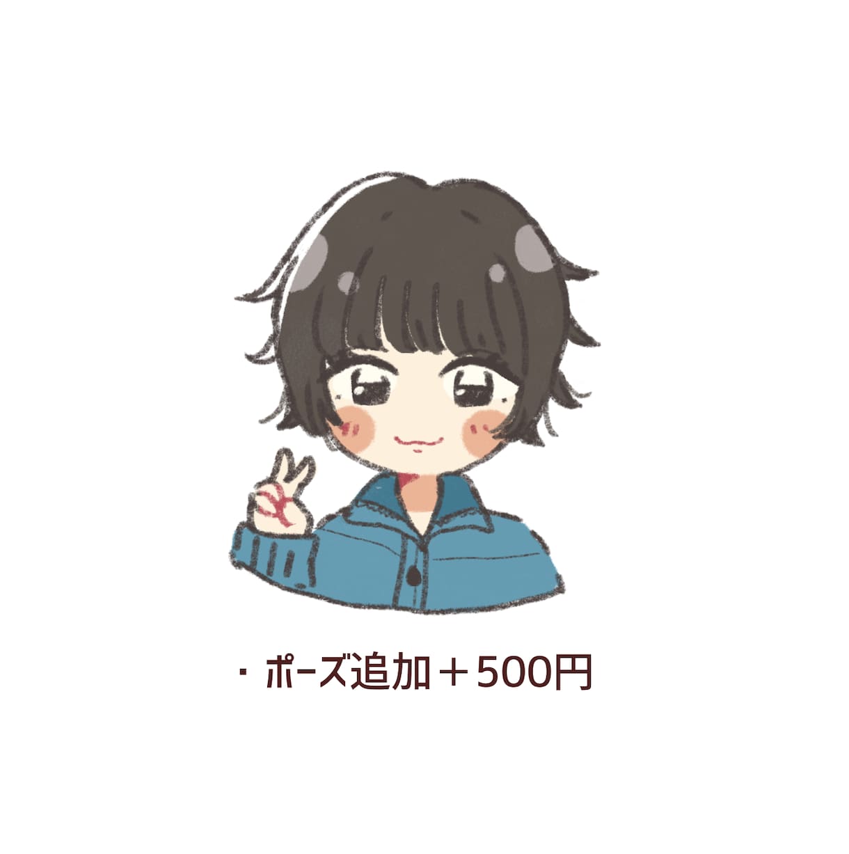 ゆるっとかわいいアイコン描きます SNSやブログ、ちょっとした挿絵に♩ イメージ6