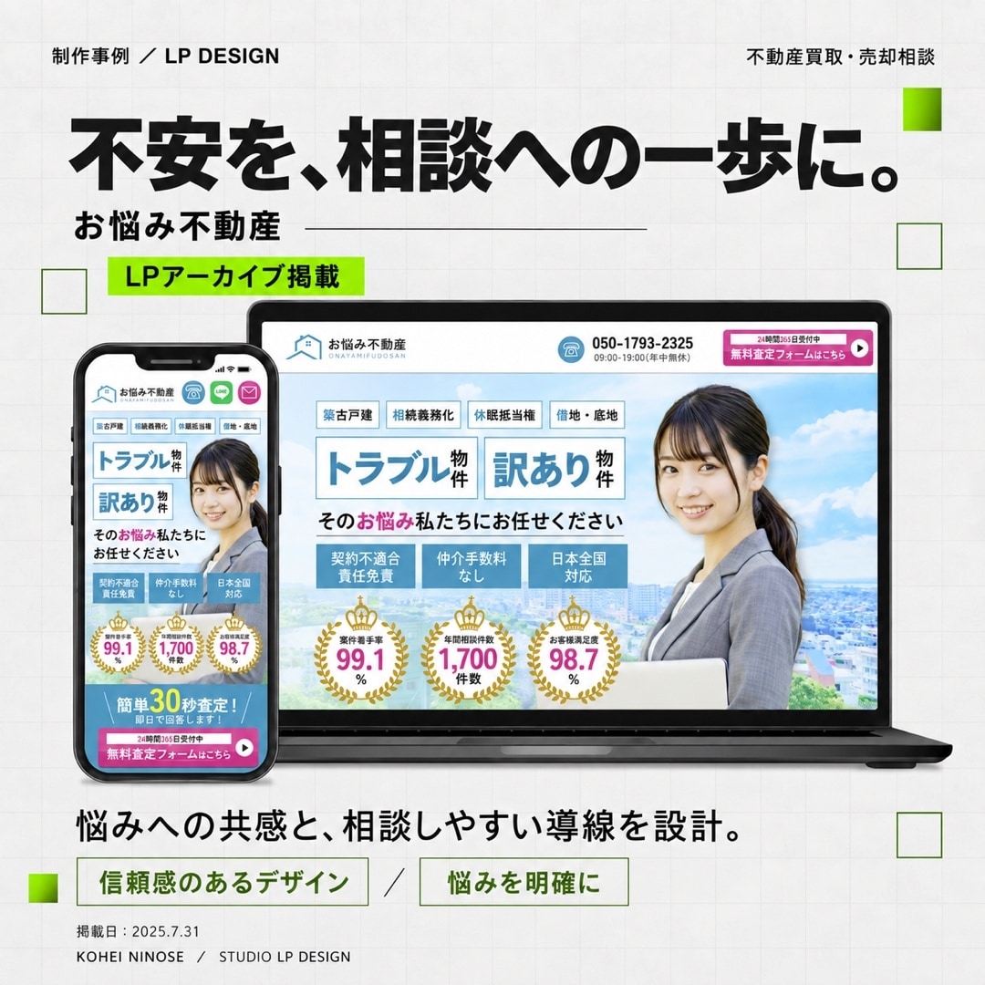 成果重視×デザイン性StudioでLPを作成します AIっぽくないデザイン＋更新簡単+成果重視で！原稿も制作可能 イメージ4