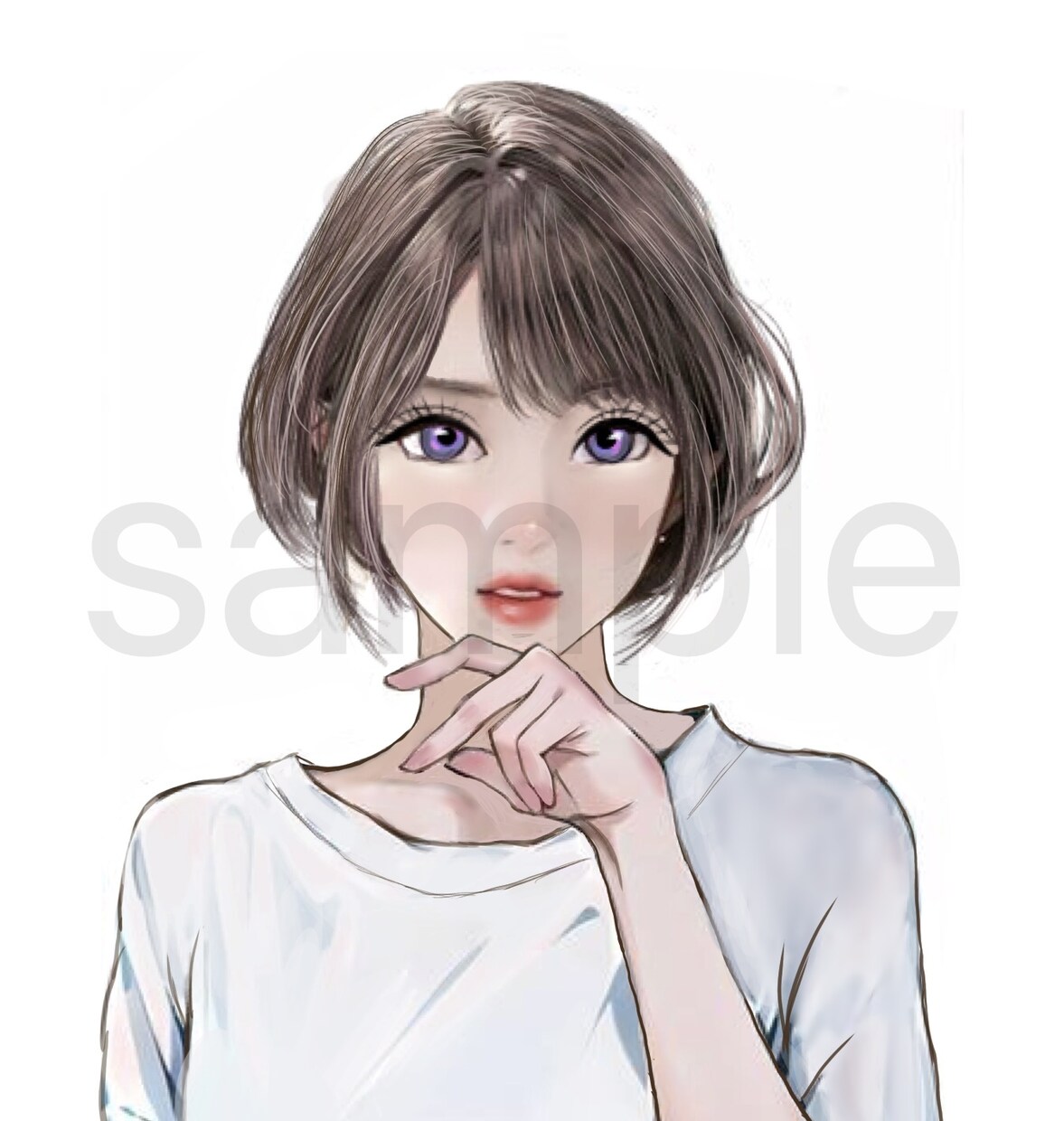 大人可愛いイラスト描きますます アイコンをオリジナルイラストにしてみませんか イメージ5