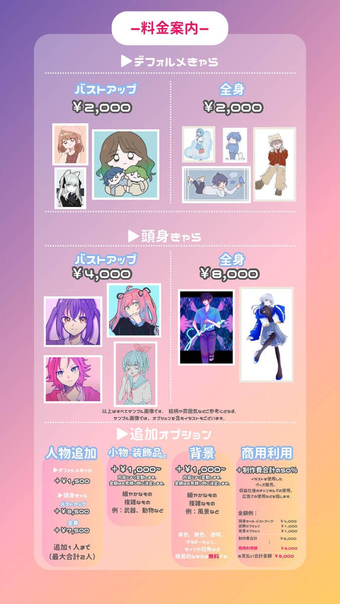 SNSなどで使えるイラスト描きます ご要望に合わせたかわいいイラスト描きます！ イメージ4