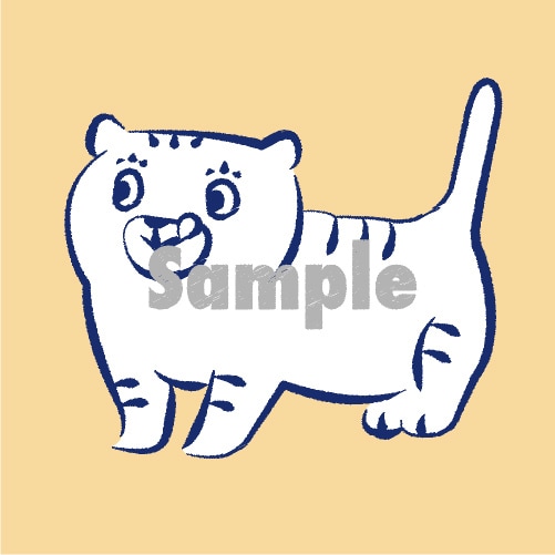 シンプルな動物イラストの作成承ります SNSのアイコンや名刺チラシなどのワンポイントに★ イメージ6