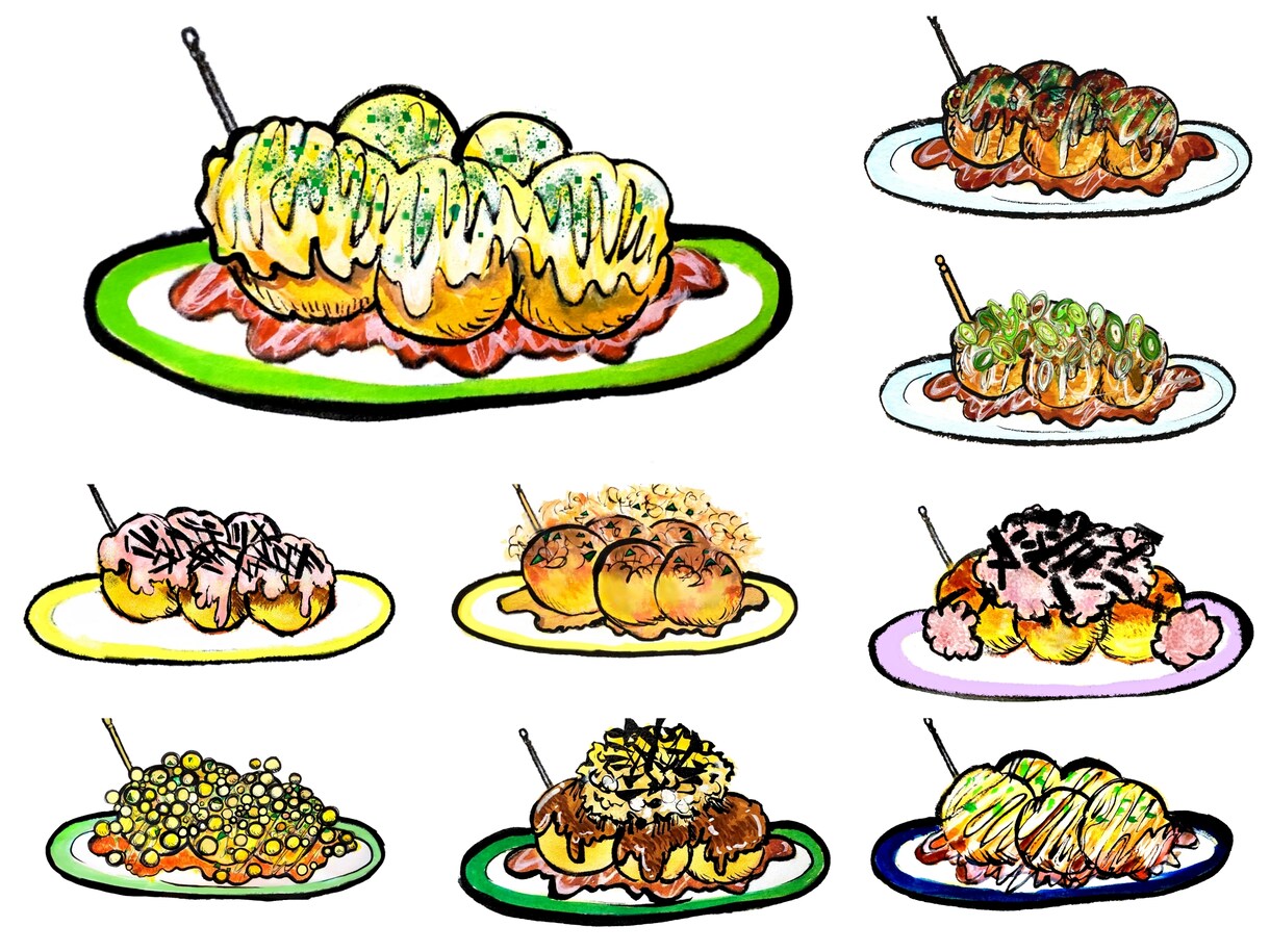 水彩挿絵描きます チラシやメニュー表などで食べ物イラストが必要な方へ⭐ イメージ1