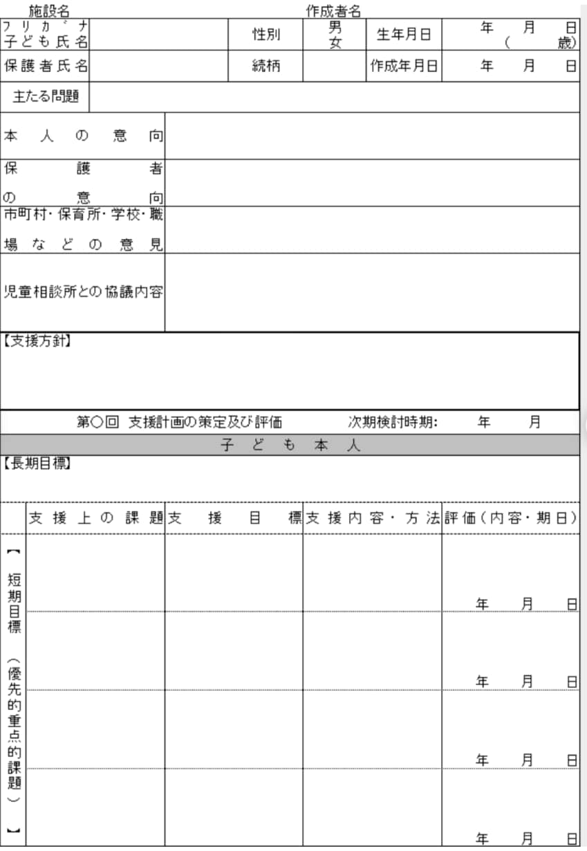 専門的知見で個別支援計画作成を添削・アドバイスます 指定書式OK！テキストチャットのみで現場で使える文章にします イメージ1