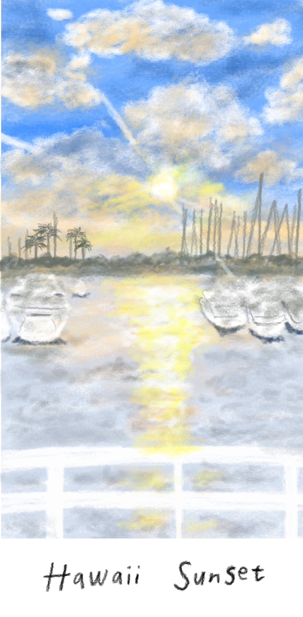 思い出の場所を癒される絵にします 旅の思い出を絵に残してみませんか イメージ1