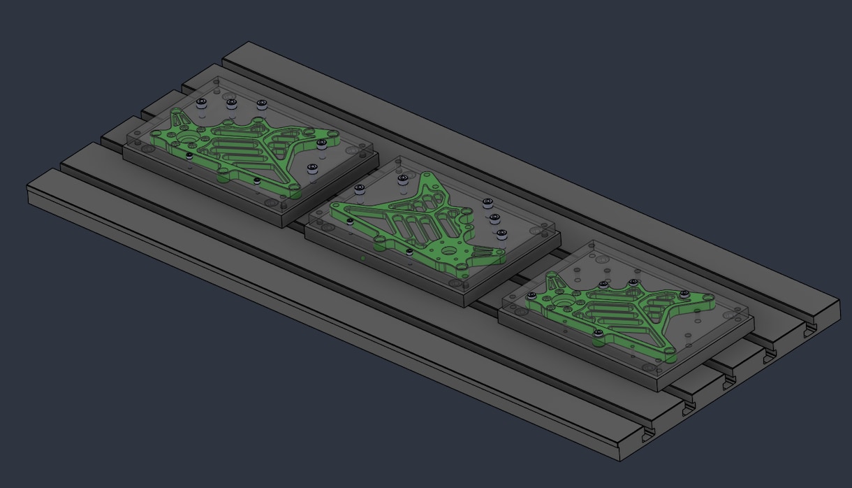 加工治具を設計・3Dモデリングします マシニングの段取りに合わせた治具を、STEPデータでお届け イメージ1