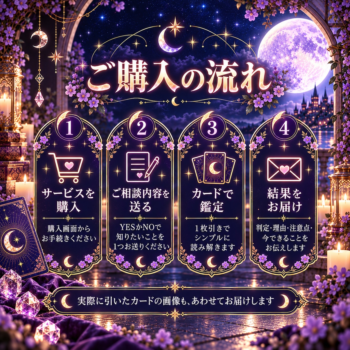恋愛タロット｜YES/NOで鑑定します 恋の迷いを1枚引きで読み解きます イメージ4
